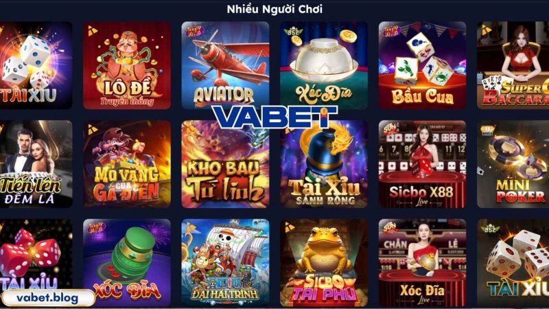 Giới thiệu vabet - Những sản phẩm cá cược nhiều người chơi